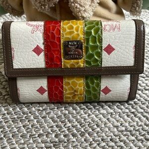 Limited Edition MCM Short Trifold Wallet
